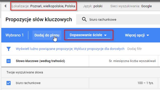 dodaj do planu