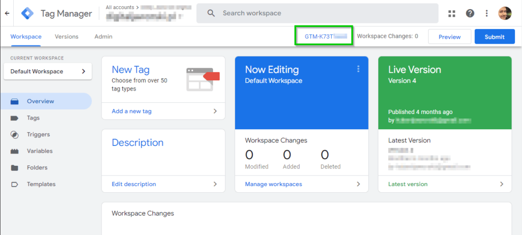 kontener Google Tag Manager