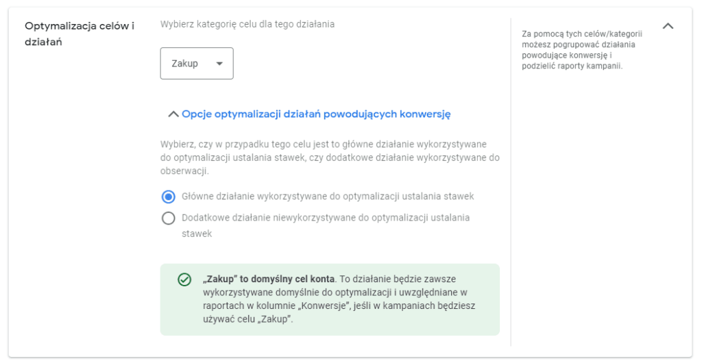 konwersja na zakupy w sklepie