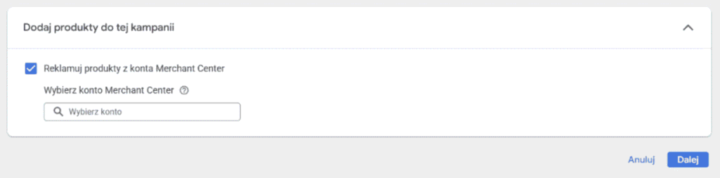 Dodaj Produkty Do Kampanii dodaj produkty do kampanii