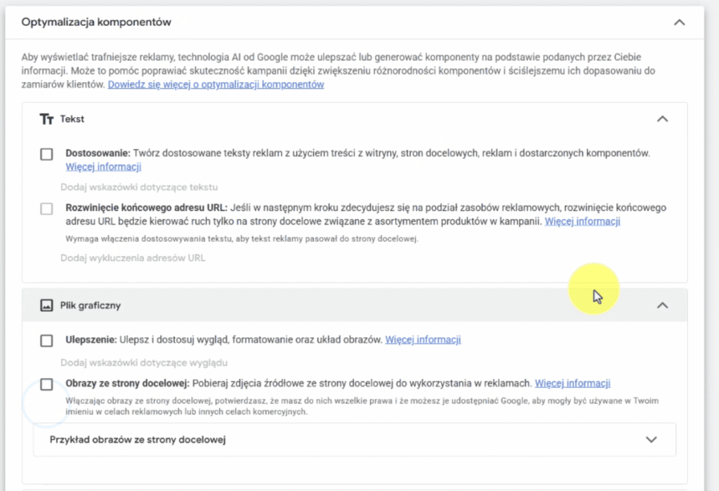 Optymalizacja Komponentów Pmax optymalizacja komponentów pmax